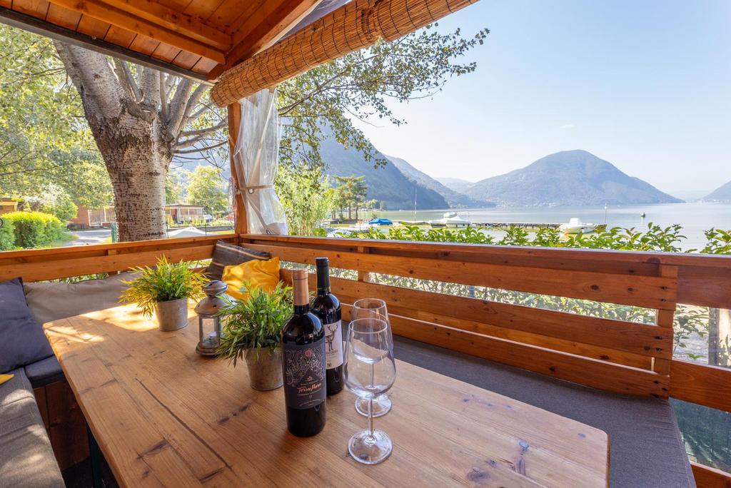 Te huur / Koop Direct aan het meer, Lugano Chalet Italie, 5 personen, 2 slaapkamers, Lombardije en Merengebied, Recreatiepark