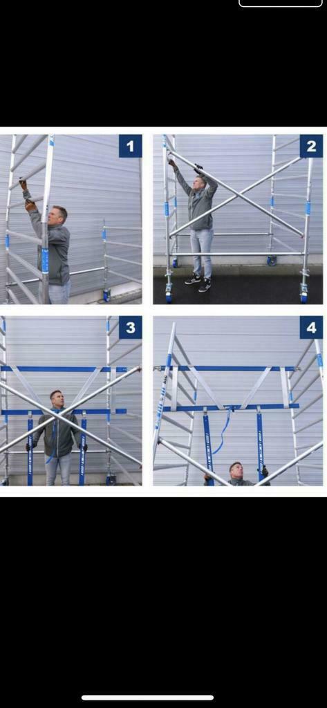 AKTIE! ASC rolsteiger wh 5,20 135 x 250 met de AGS Pro, Ophalen, Nieuw, Rolsteiger of Kamersteiger, 5 meter of hoger