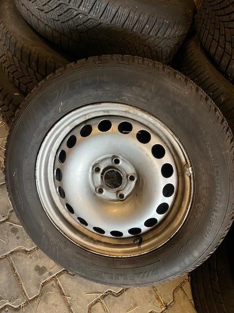 5x112 VW Velgen met winterbanden zgan 7,5MM 215/65R16, Ophalen, 215 mm, 16 inch, Banden en Velgen
