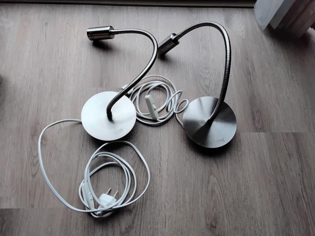 Set van 2 Nachtlampjes - Flexibel en Stijlvol, Ophalen, Gebruikt, Modern, E14 (klein)