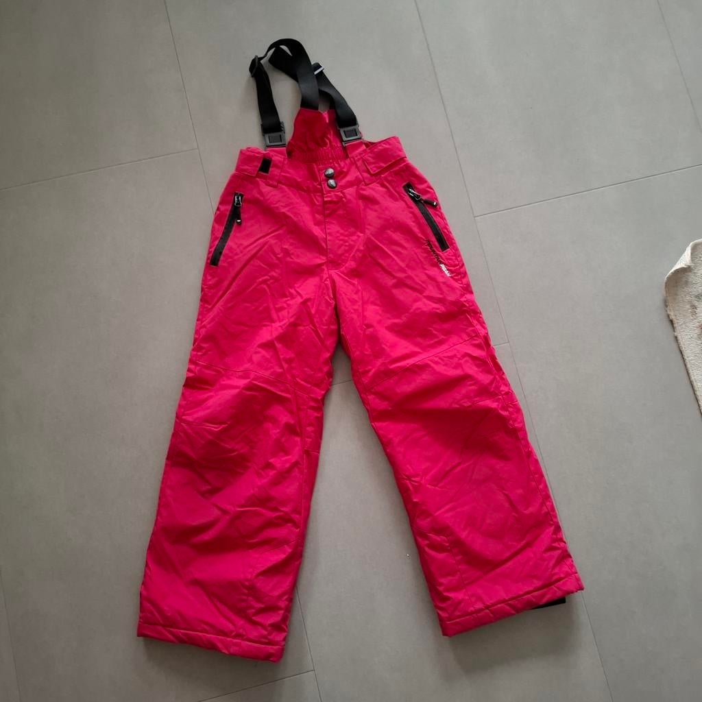 Skibroek roze maat 128, Overige merken, 100 tot 140 cm, Ophalen of Verzenden, Zo goed als nieuw