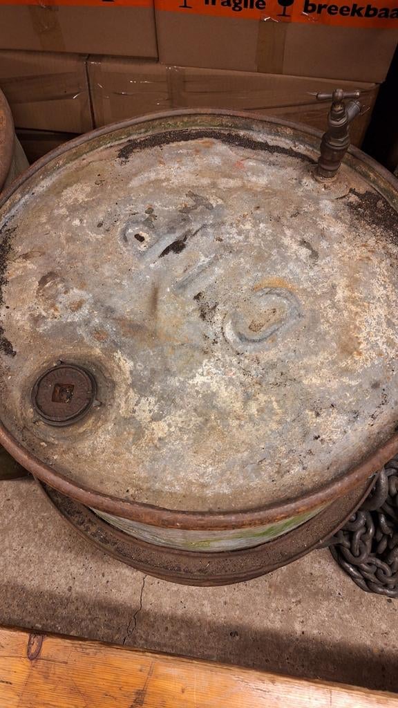 Brandstofvaten 200 liter, Verzamelen, Militaria | Tweede Wereldoorlog, Ophalen, Nederland