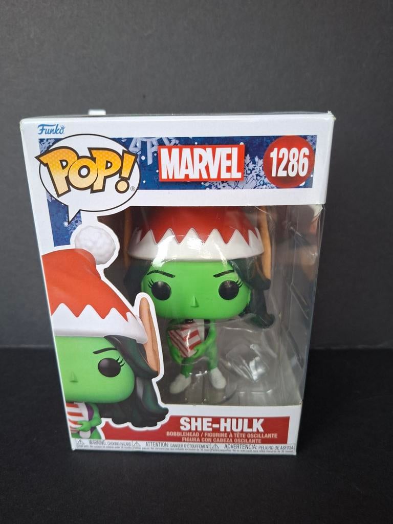 Funko Pop! Marvel 1286 NIEUW She-Hulk She Hulk Holiday, Ophalen of Verzenden, Nieuw