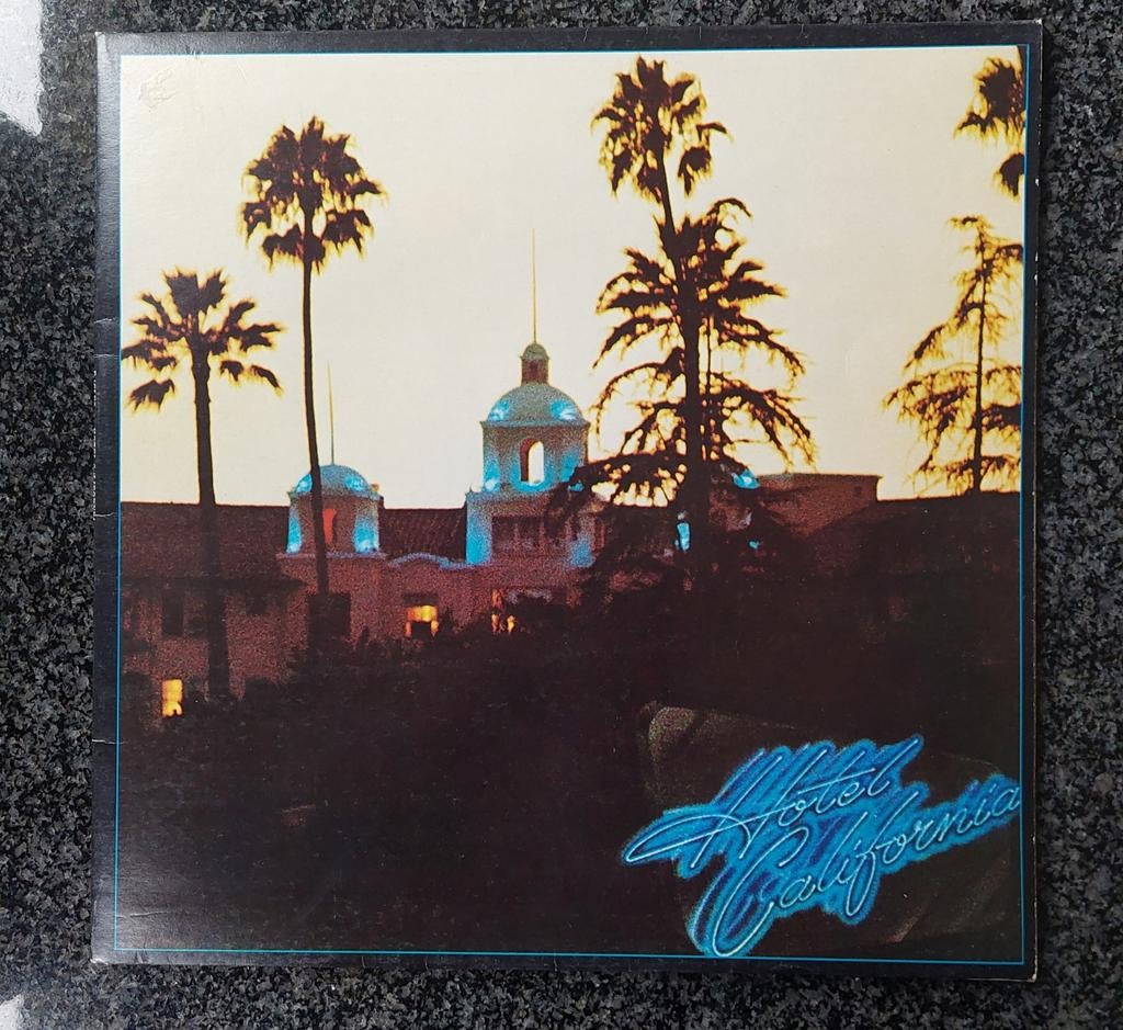 Eagles LP 1976 Hotel California, puntgaaf, asylum records., Ophalen of Verzenden