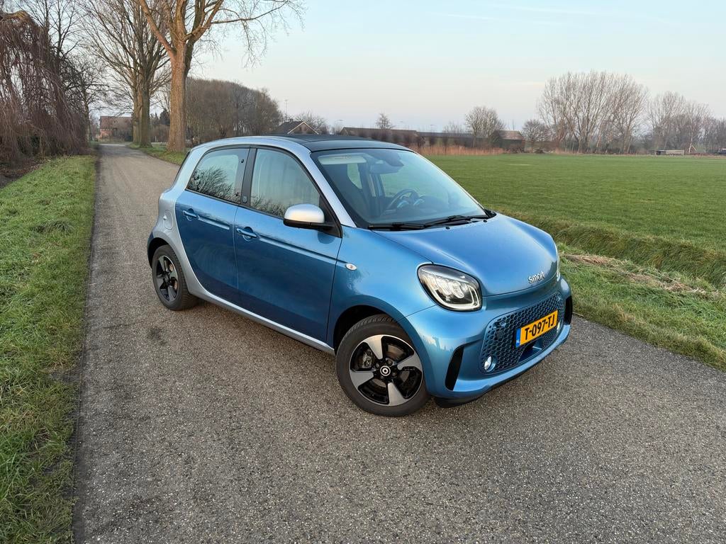 Smart ForFour Electric Drive 2021 cabrio dak, Auto's, Automaat, Cabriolet, Elektrisch, 1100 kg