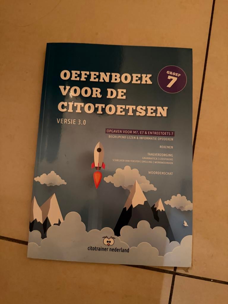 Oefenboek Citotoets Groep 7 - Zo Goed Als Nieuw!, Boeken, Schoolboeken, Zo goed als nieuw, Nederlands, Overige niveaus, Ophalen of Verzenden