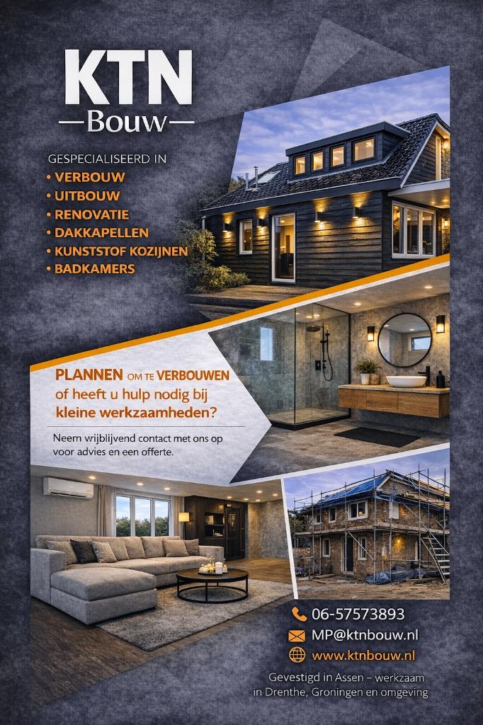 Aannemer voor verbouwingen, afbouw, aanbouw en totaalbouw, Verbouw of Aanbouw