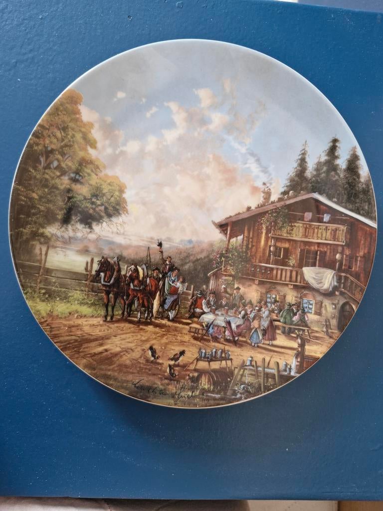 Vintage wandbord van Christian Lückel., Ophalen of Verzenden