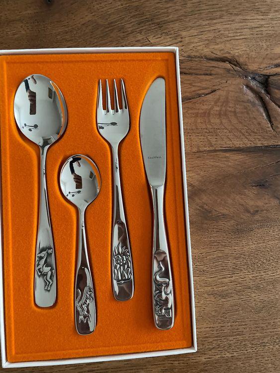 GEZOCHT! Kindermes Tischfein, Verzenden, Zo goed als nieuw, Rvs of Chroom
