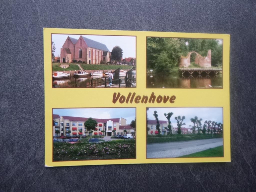 Vollenhove, kerk/boten, Verzenden, 1980 tot heden, Gelopen, Noord-Brabant