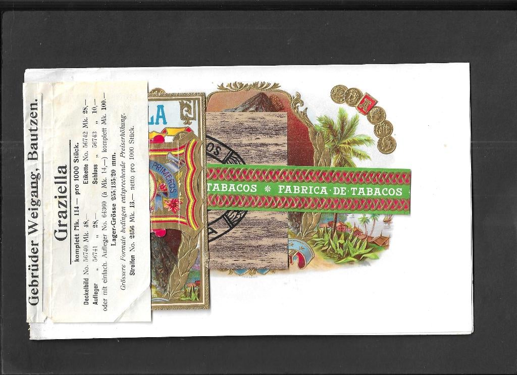 Dick1Etiket scan V4512, Ophalen of Verzenden, Gebruikt, Sigarenbandjes