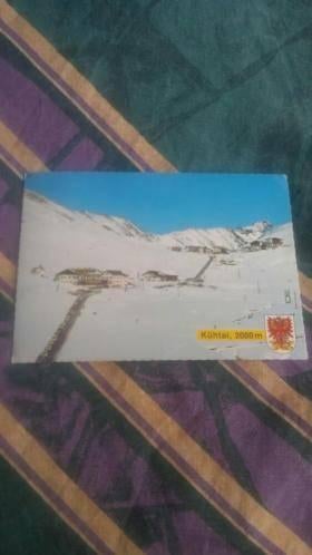 kaart Kuhtai wintersport Oostenrijk, Ophalen of Verzenden, 1980 tot heden, Gelopen, Oostenrijk