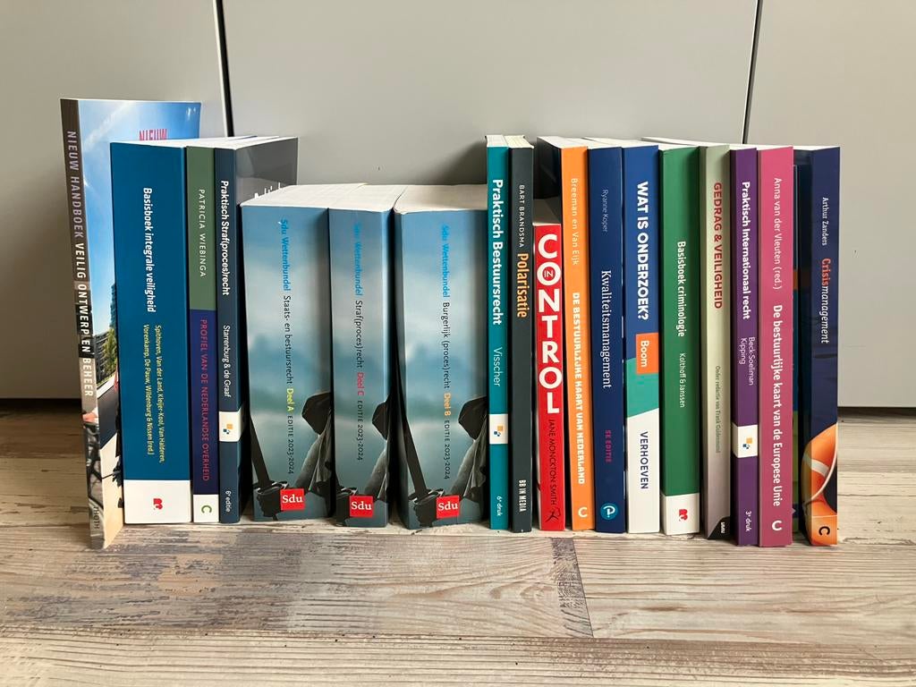 Studieboeken Integrale Veiligheidskunde, Boeken, Studieboeken en Cursussen, Ophalen, Beta, Zo goed als nieuw, HBO
