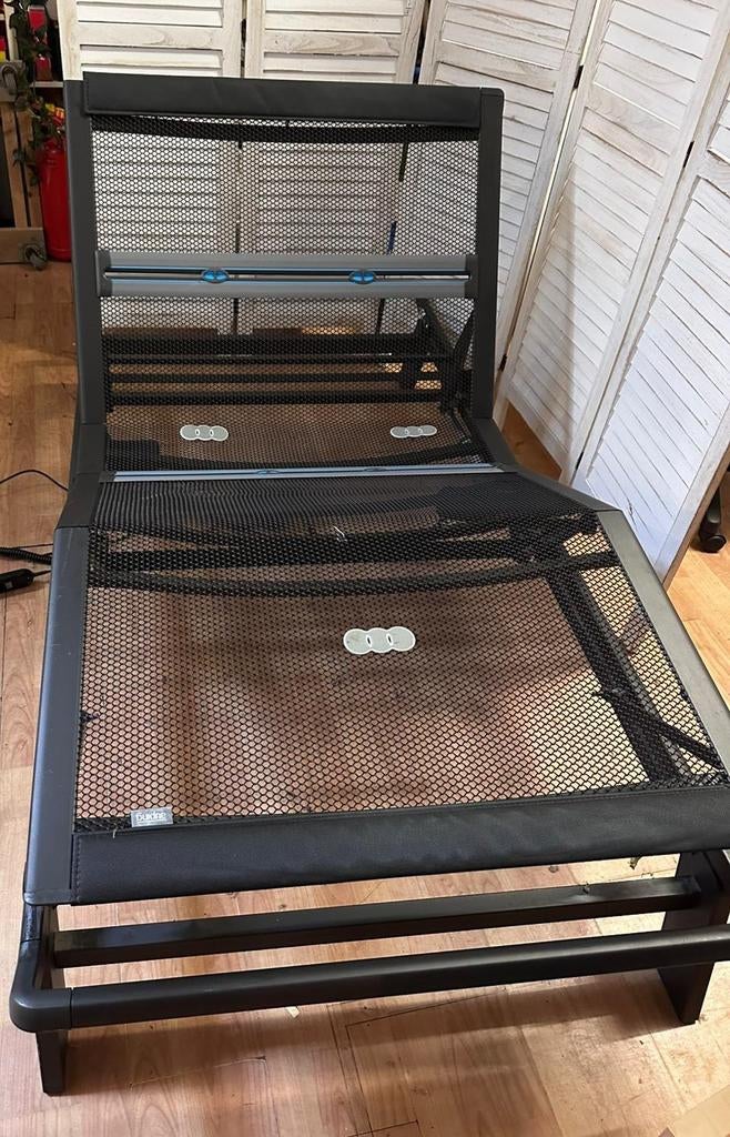 Auping eenpersoonsbed volautomatisch spiraal 100x200, Ophalen, Nvt, Nvt, Nvt