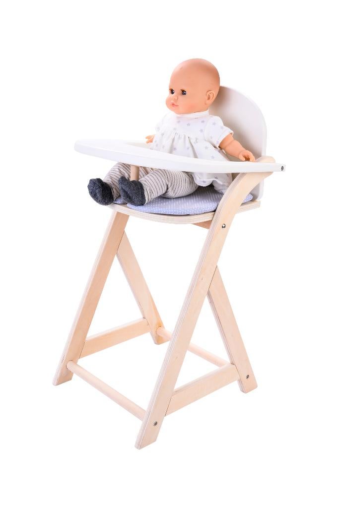 Houten poppenstoel met of zonder naam, Kraamcadeau, Rheastraat 40, 5047 TL Tilburg, Info@hopsa.nl, Nieuw