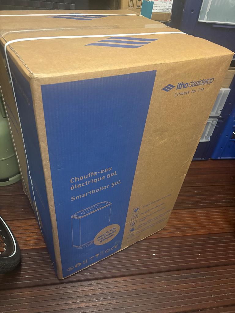 Itho daalderop monosmartboiler 50 liter nieuw in doos, Doe-het-zelf en Verbouw, Geisers en Boilers, Ophalen, 20 tot 100 liter