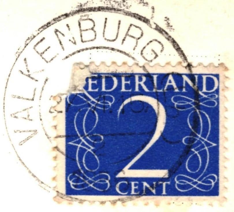 965369 Valkenburg Berkelpoort 1956 Gelopen met postzegel, Ophalen of Verzenden, 1940 tot 1960, Gelopen, Limburg