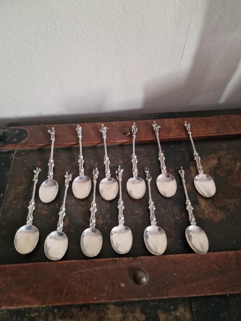 Lepeltjes zilver, Antiek en Kunst, Ophalen of Verzenden