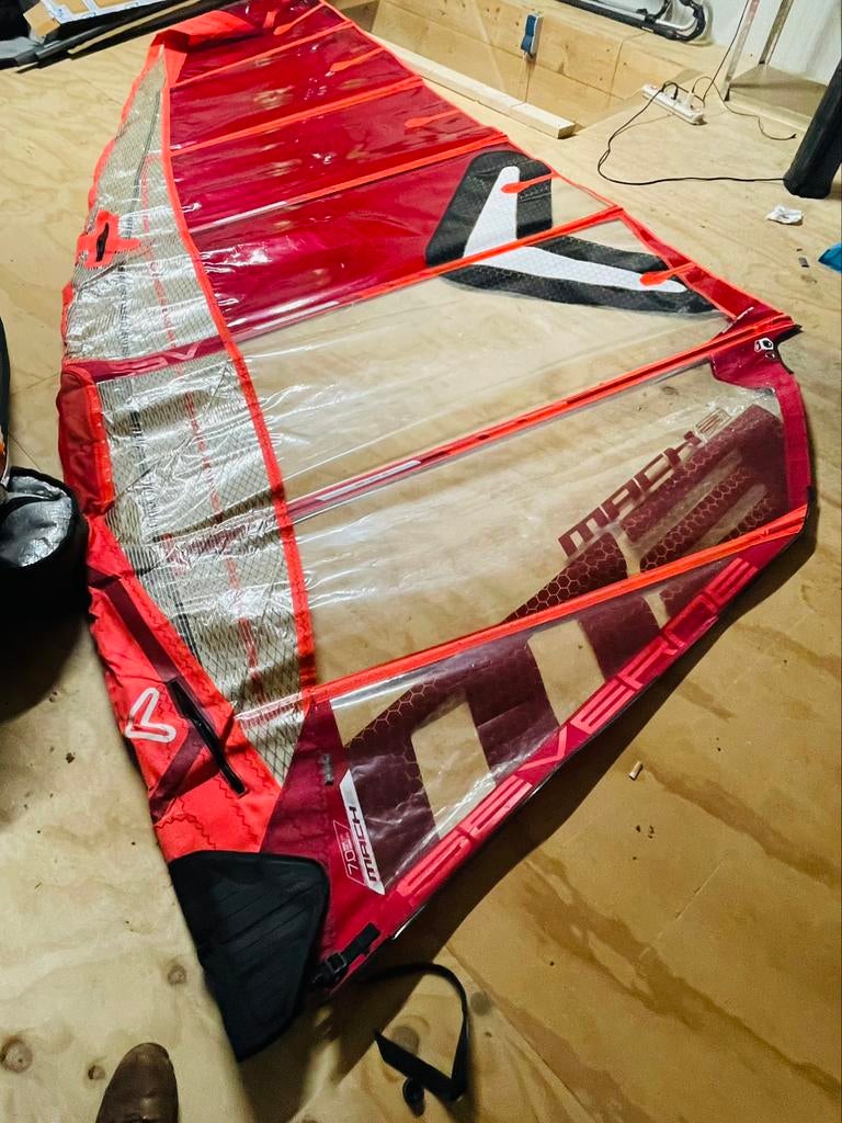 Severne mach 3 7.0 m good staat, Watersport en Boten, Windsurfen, Ophalen of Verzenden, Zo goed als nieuw, Zeil