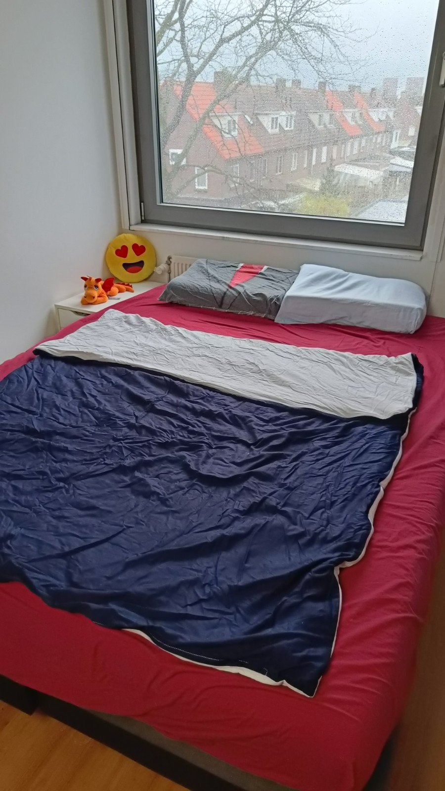 Verzwaringsdeken rits hoes | 9-10kg | 135x200cm | merk Ella, Eenpersoons, Ophalen of Verzenden, Grijs, Deken of Dekbed