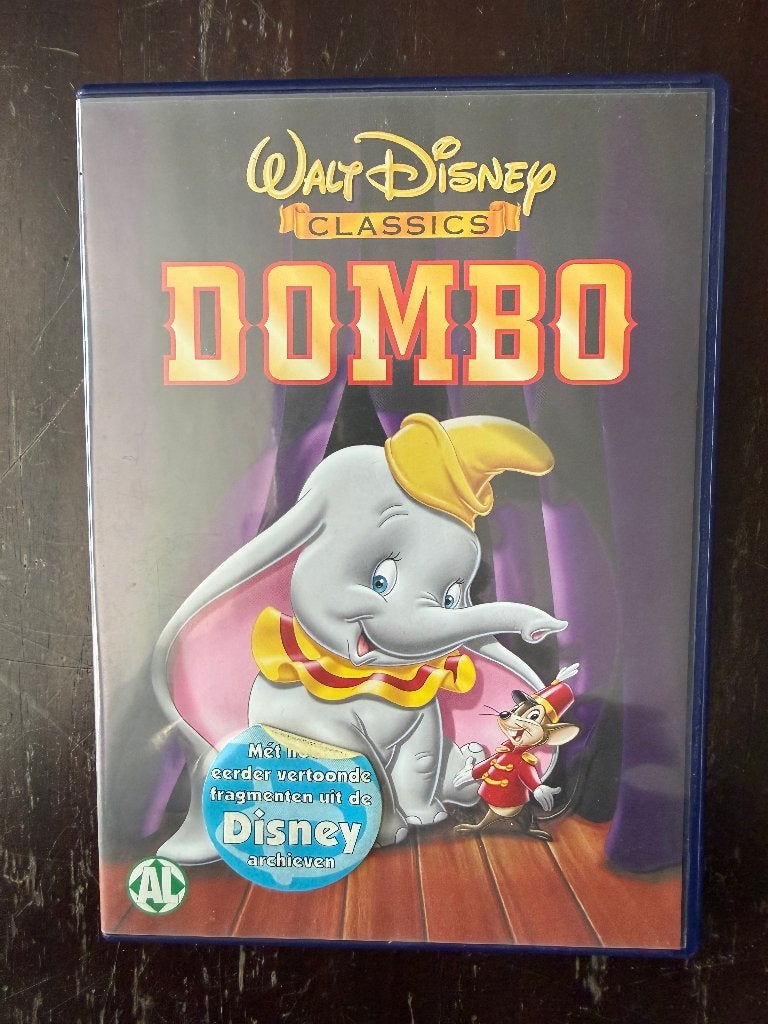 Walt Disney Dombo DVD, Europees, Alle leeftijden, Nederlands, Ophalen of Verzenden