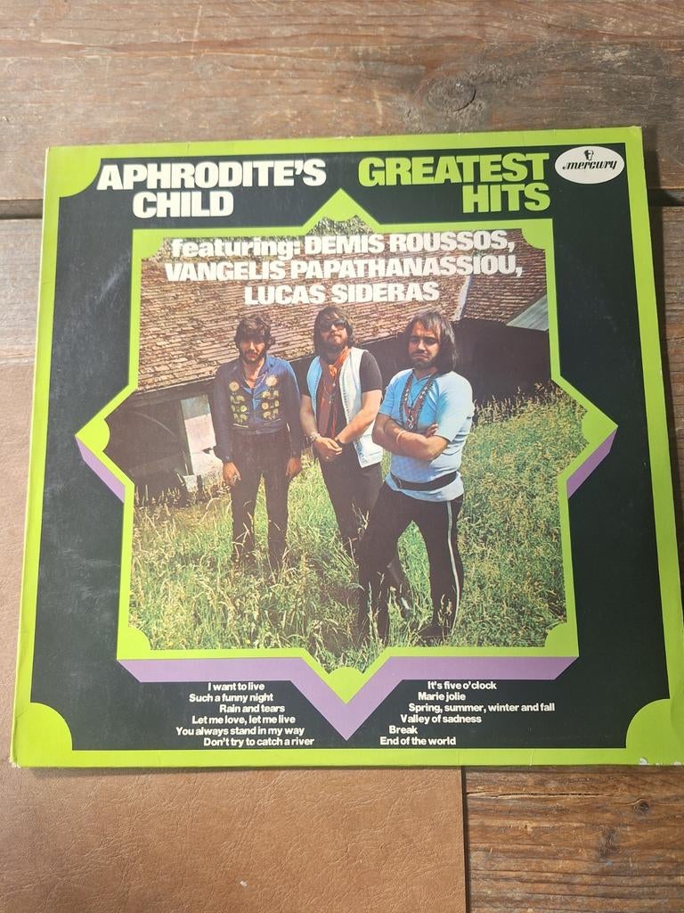 Aphrodite's Child - Greatest Hits (1970s) 6333 007  NL, Cd's en Dvd's, Ophalen of Verzenden, 1970 - 1979, Gebruikt, 12 inch