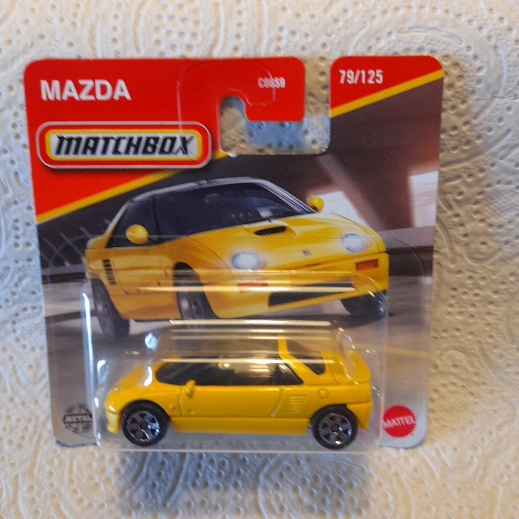 Matchbox 1994 Mazda Autozam geel, Ophalen of Verzenden, Nieuw, Auto