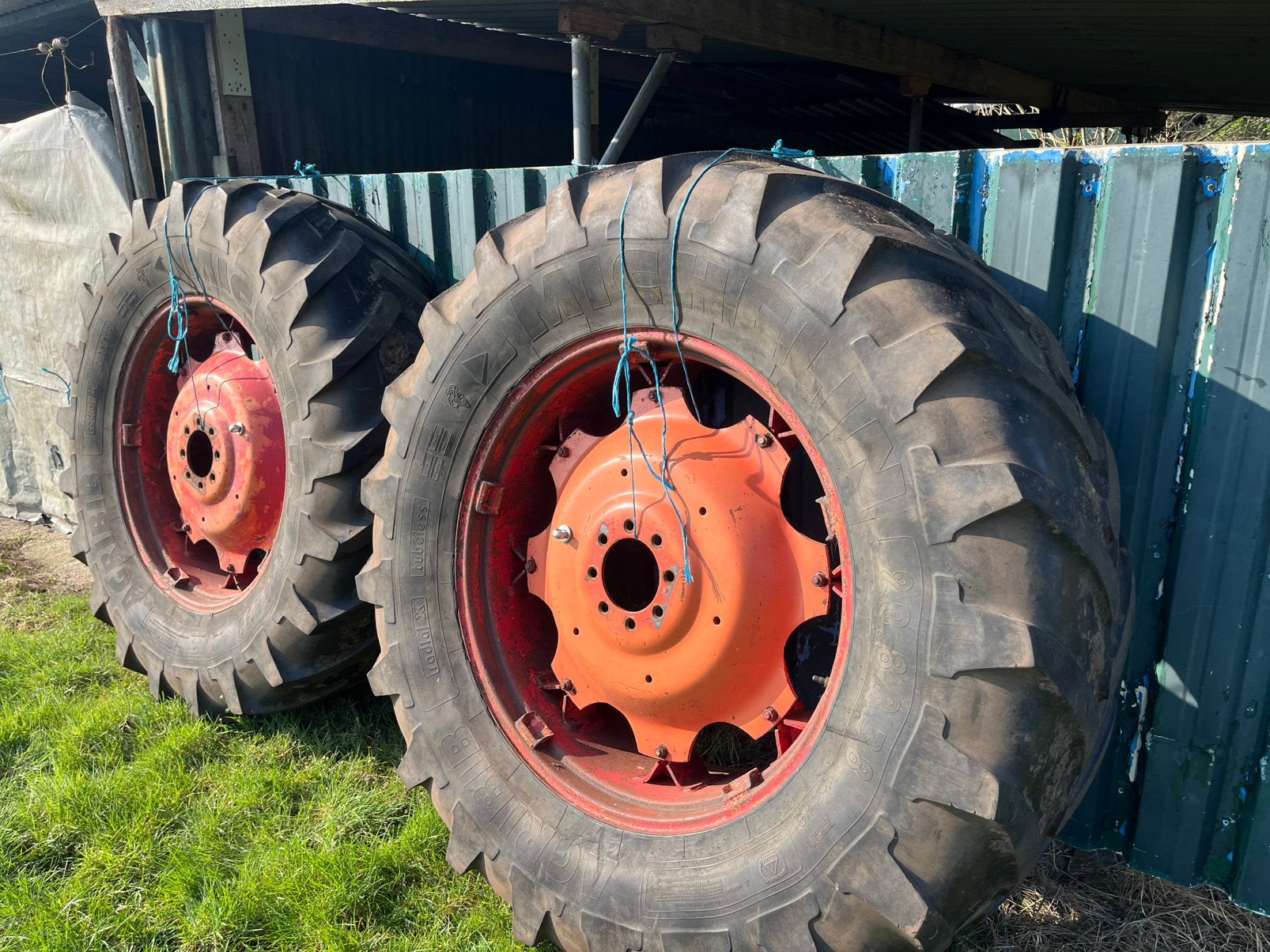 Michelin 20.8 38 verstelbare velg kleine steek, Ophalen