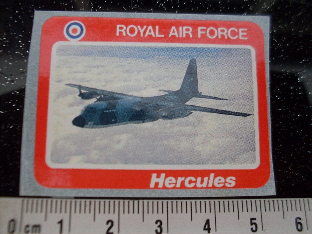 sticker royal air force hercules airplane transportvliegtuig, Verzamelen, Verzenden, Zo goed als nieuw, Bedrijf of Vereniging