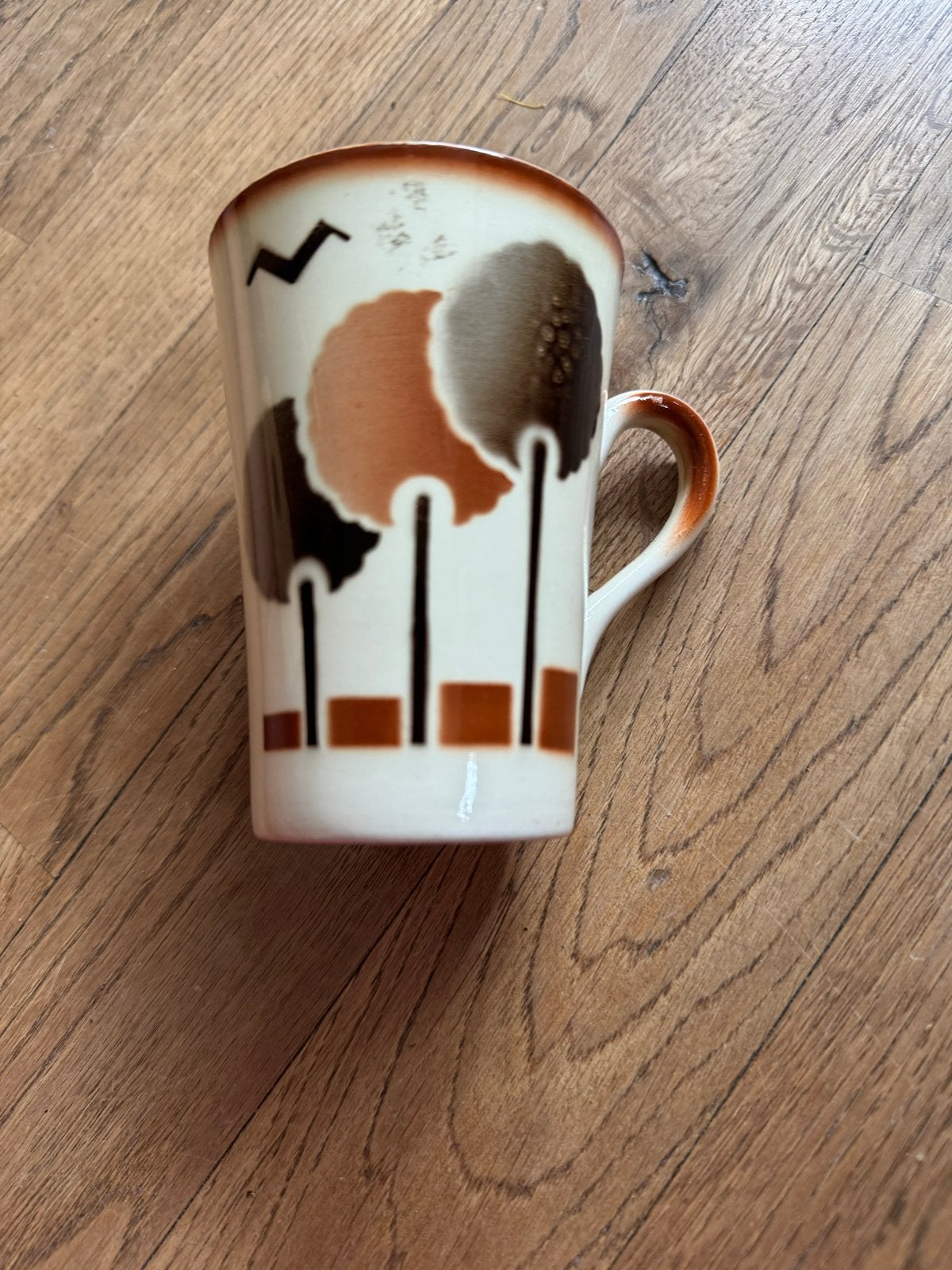 Art Deco Beker Société Céramique Maastricht circa 1930, Ophalen of Verzenden