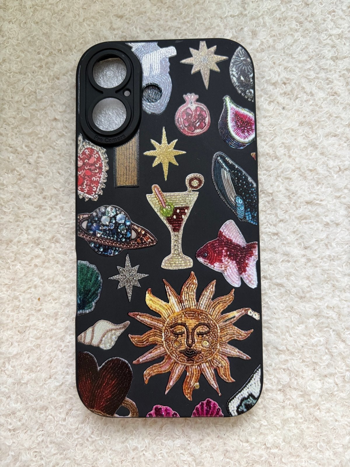 Iphone 17 hoesje, Kunststof, IPhone 17, Zwart, Overige merken