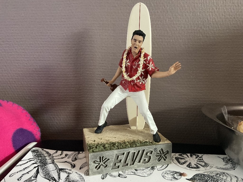 Elvis blue hawaii, Ophalen