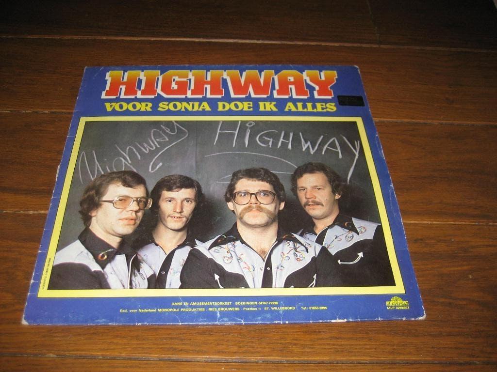 Highway lp voor sonja doe ik alles, Cd's en Dvd's, Vinyl | Nederlandstalig, Ophalen of Verzenden, Gebruikt, 12 inch, Pop