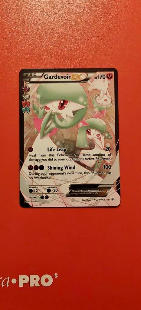 Gardevoir EX RC30/RC32, Ophalen of Verzenden, Zo goed als nieuw, Losse kaart, Foil