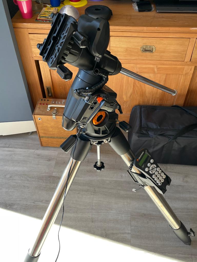 Celestron AVX montering, Ophalen, Met statief, Minder dan 80 mm, Gebruikt