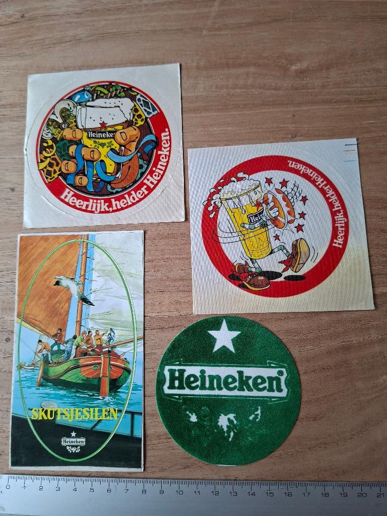Stickers Heineken, Verzamelen, Stickers, Ophalen of Verzenden, Zo goed als nieuw, Merk