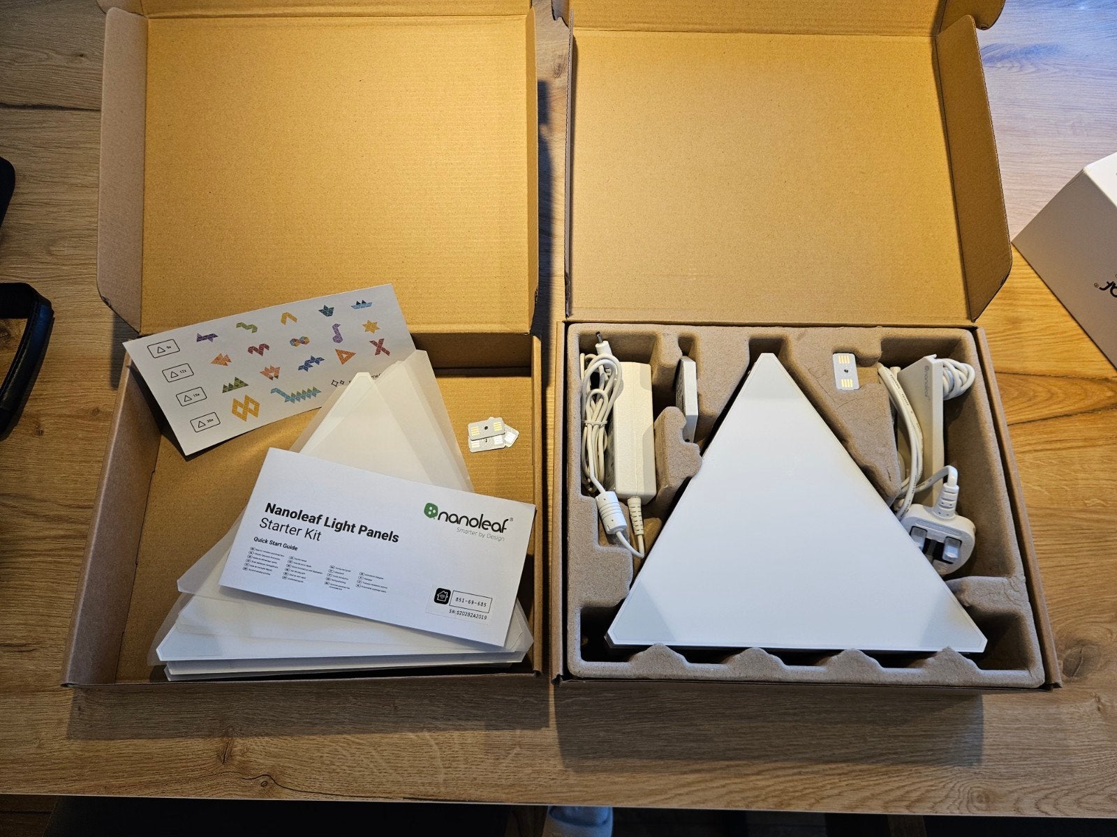 Nanoleaf Aurora Light Panels 15x + Rhythm + originele dozen, Overige merken, Gebruikt, Kunststof, Meerkleurig