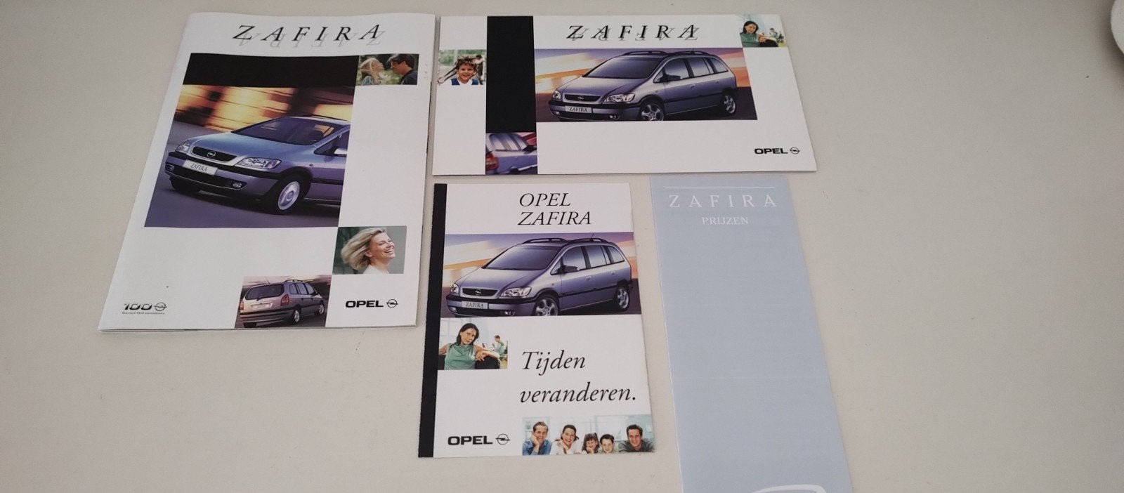 Originele verkoopbrochure Opel Zafira 1999, Ophalen of Verzenden, Zo goed als nieuw, Opel
