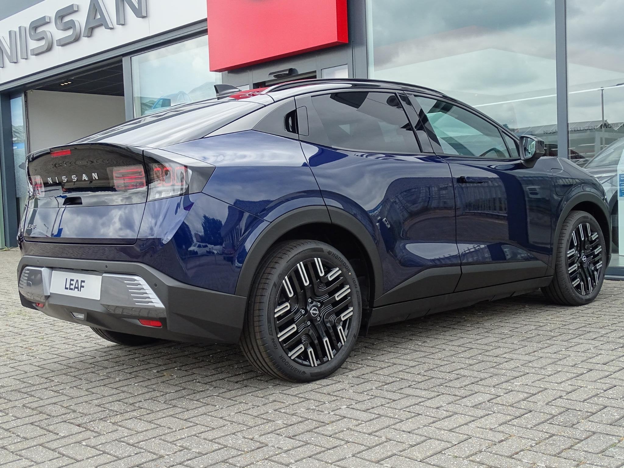 Nissan LEAF Evolve 75 kWh ELEKTRISCHE VOORSTOELEN | PANORAMI, Auto's, Huisgarantie, Met garantie (alle), Blauw, 218 pk
