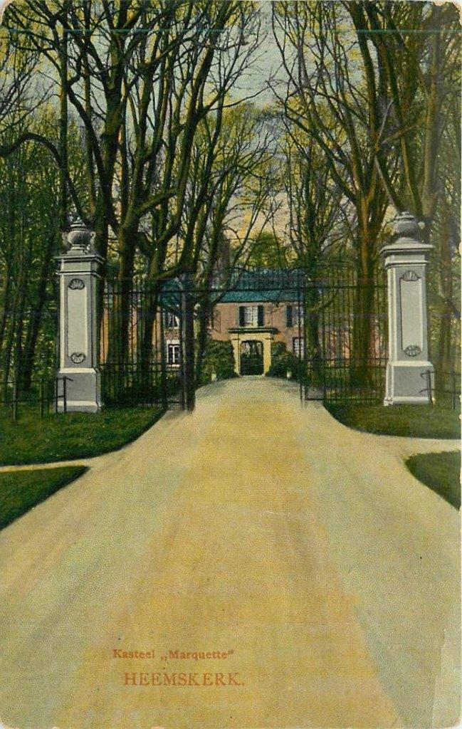 381-243-037 Heemskerk Kasteel Marquette, Verzenden, Voor 1920, Noord-Holland