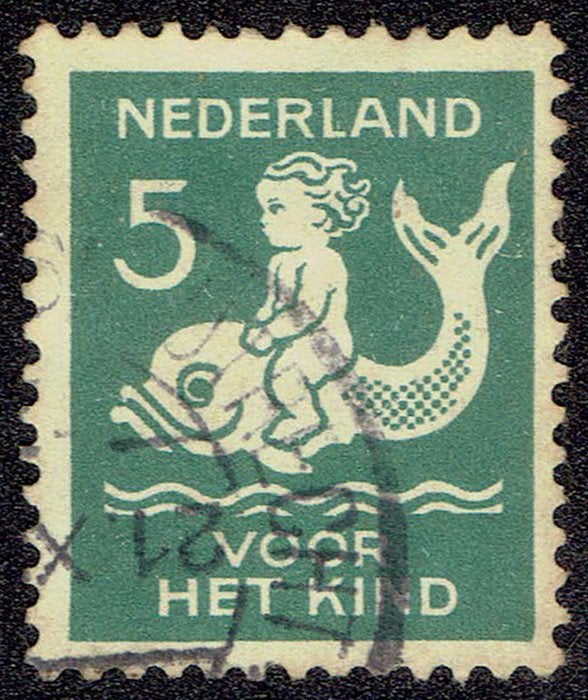 Nederland 1929, Kinderzegels, 5+3 cent., Verzenden, T/m 1940, Gestempeld