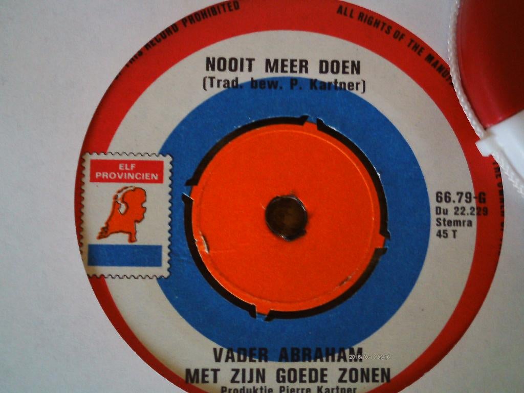 vader abraham / goede zonen - nooit meer doen 26a, 7 inch, Single, Ophalen of Verzenden, Zo goed als nieuw