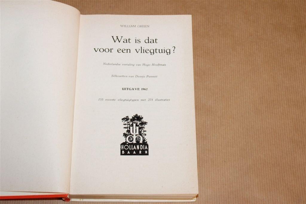 Wat is dat voor een Vliegtuig? — Vintage Boek [1962], Gebruikt, Schaalmodel, -, -