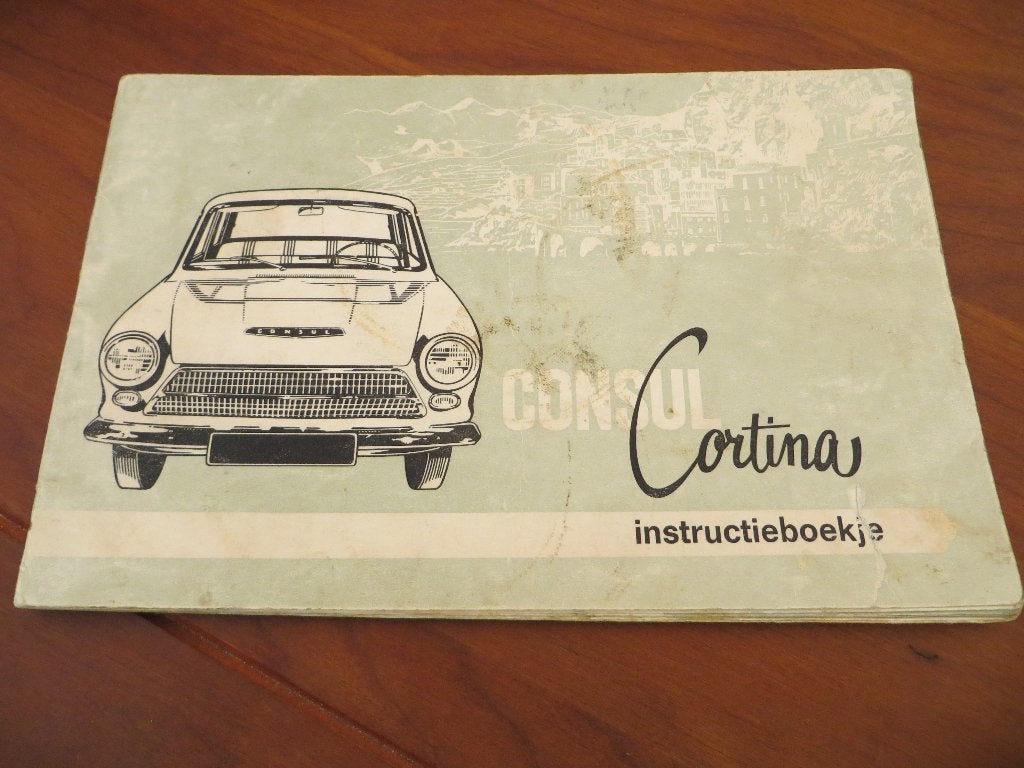 Instructieboek Ford Consul Cortina 1962, Ophalen of Verzenden