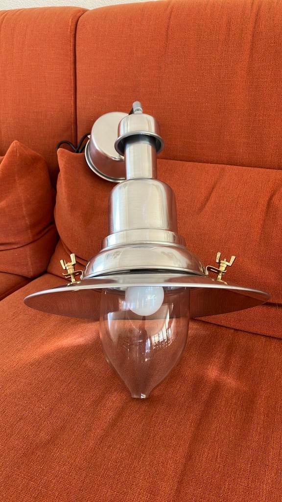Ortava hanglamp Ikea, Huis en Inrichting, Lampen | Hanglampen, Ophalen, Scheepslamp, Zo goed als nieuw, Glas