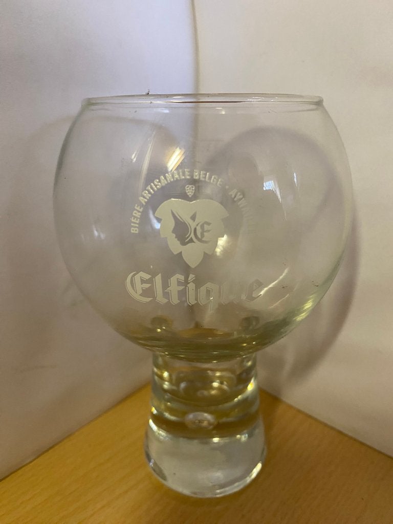 Elfique bierglas 25cl / 33cl, Ophalen of Verzenden, Zo goed als nieuw, Glas of Glazen, Overige merken