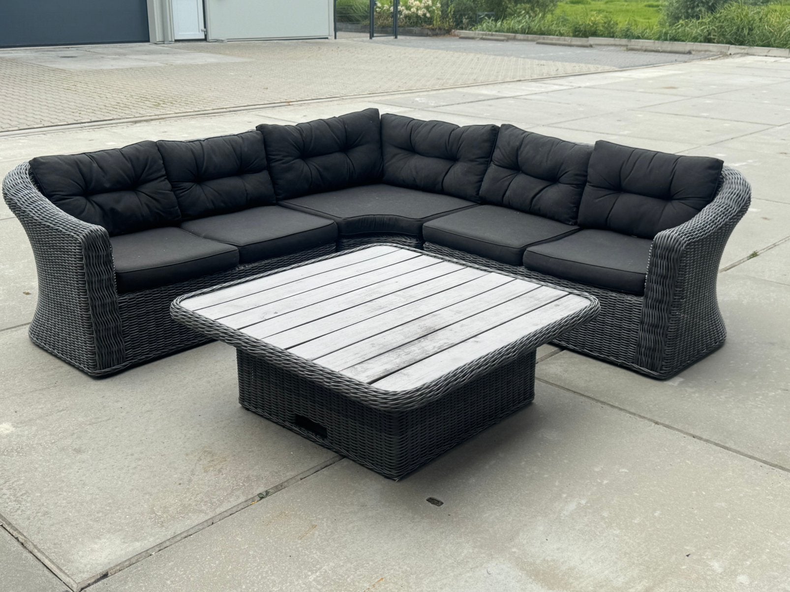 Tambohuse, Tuin en Terras, Tuinsets en Loungesets, Zo goed als nieuw, Wicker, Bank, Ophalen