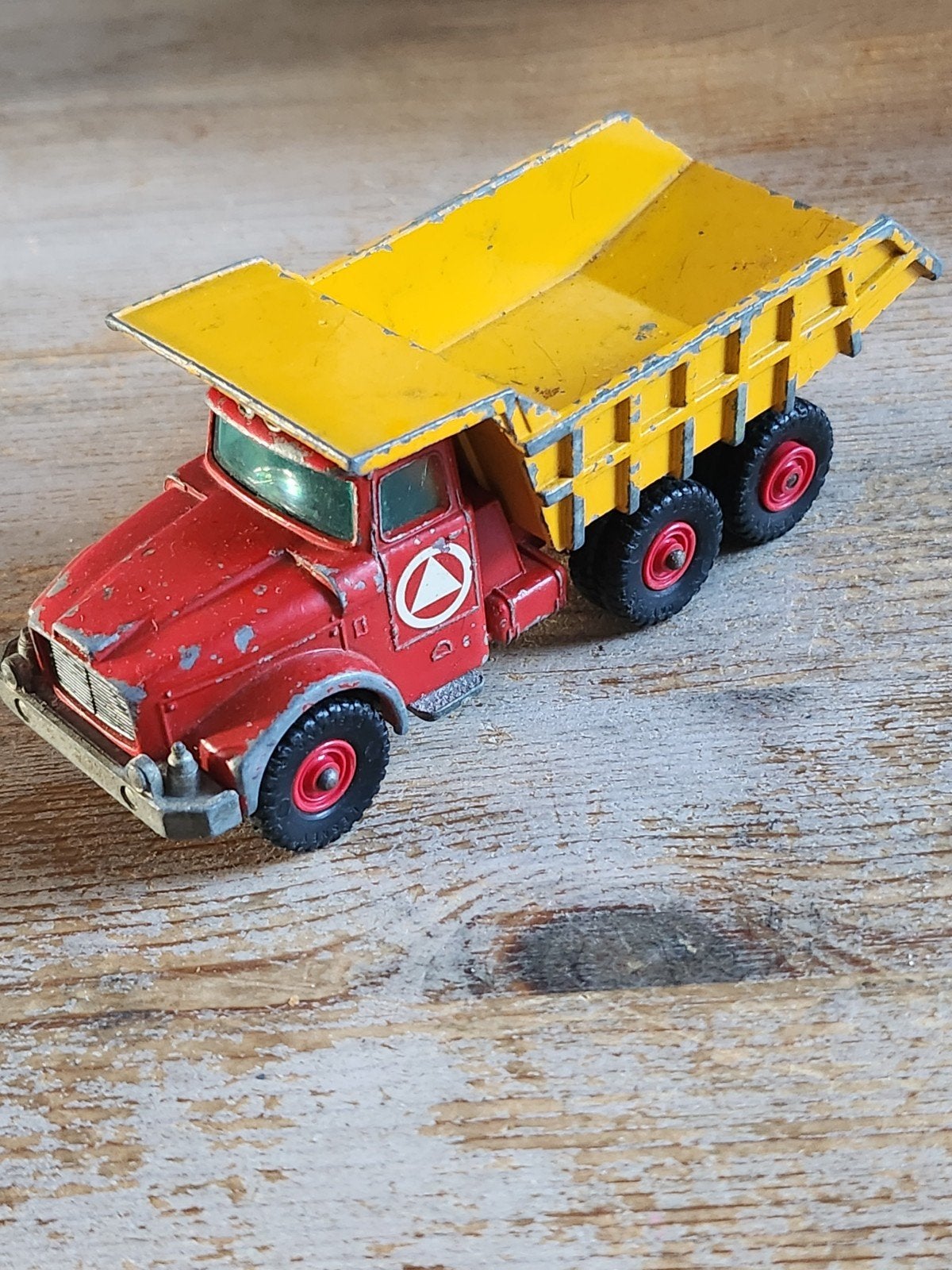 1967 matchbox king size k19 Scammell tipper- kipper, Ophalen of Verzenden, Gebruikt, Bus of Vrachtwagen, Matchbox