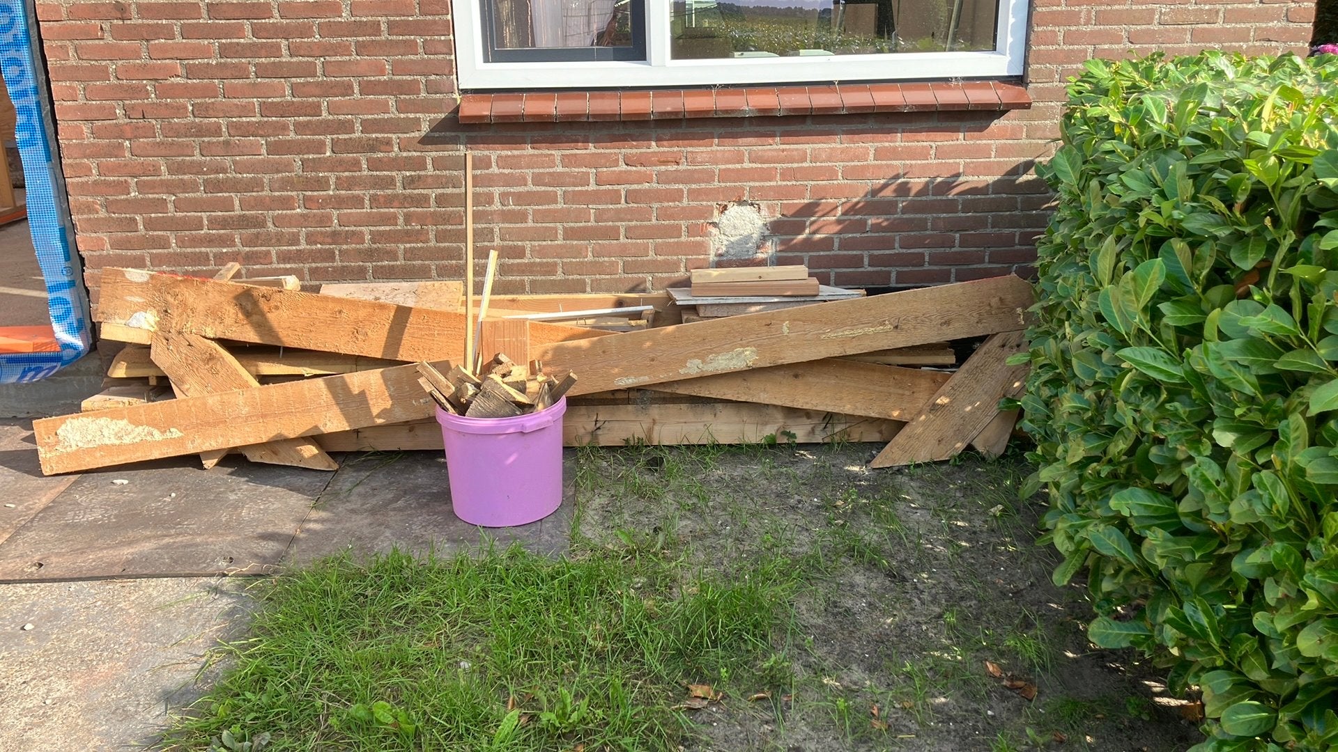 Gratis brandhout sloophout, Ophalen, Gebruikt