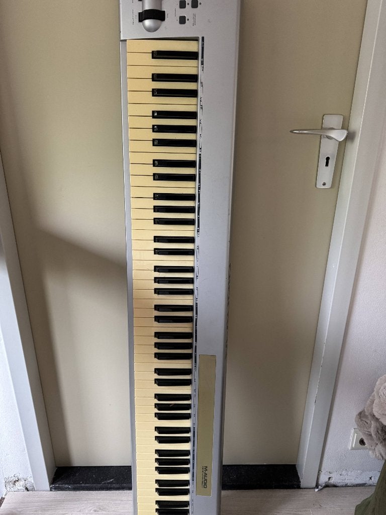 M-audio midi keyboard 88 toetsen, Ophalen, Gebruikt, 88 toetsen, Overige merken